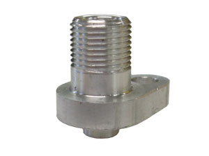 10010 PEANUT STYLE COMPRESSOR BLOCK TO ADAPT TO #8 MIO Delphi SP10 Discharge Fitting 25190268